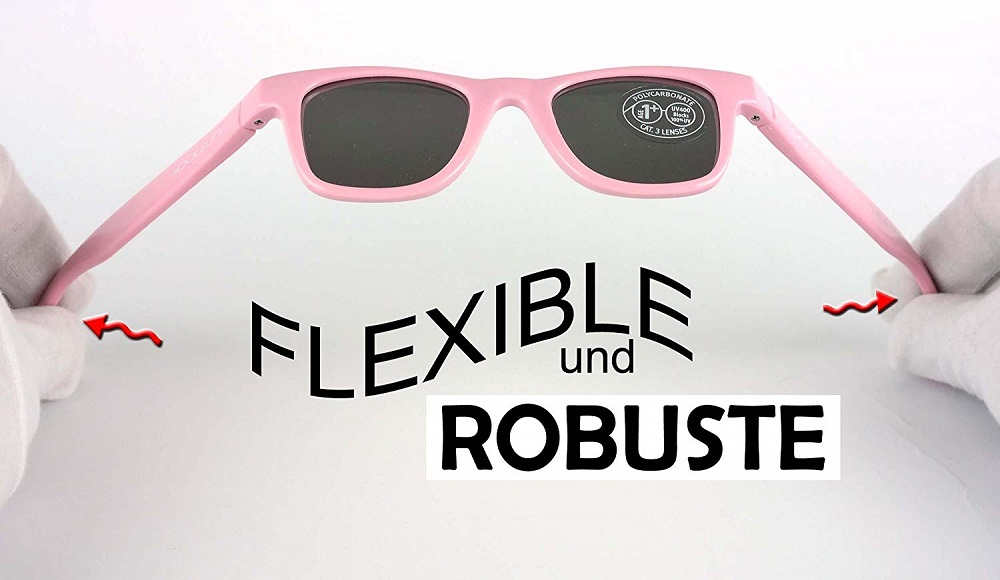 Saulesbrilles bērniem Koolsun Wave Pink Sachet