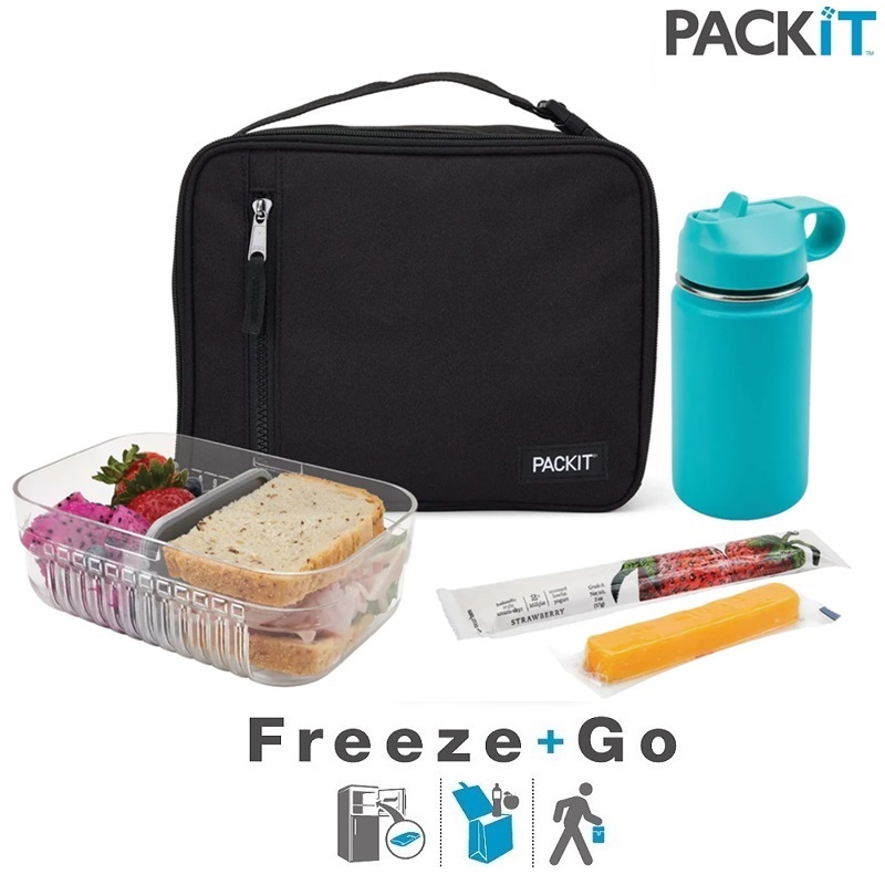 Aukstuma soma PackIt Lunch Box Black