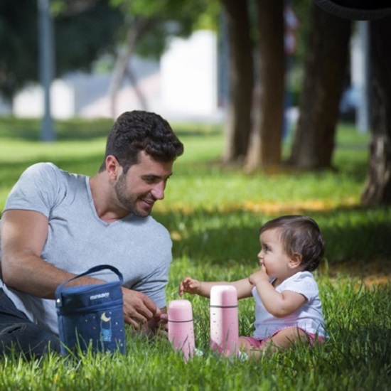 Termosa kolba - Miniland Silky Thermos Pink