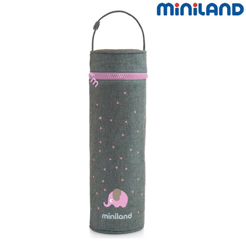 Termiskā soma zīdaiņu pārtikai Miniland Thermobag Pink Elephant