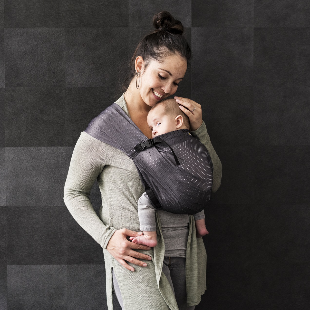 Zīdaiņu slings Minimonkey Mini Sling Grey