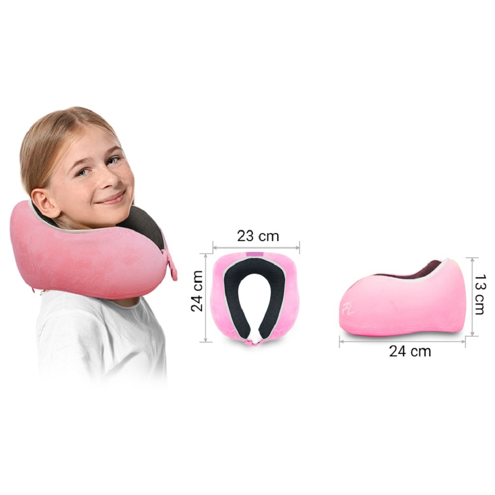 Kakla spilvens bērniem Comfy Kids Pink