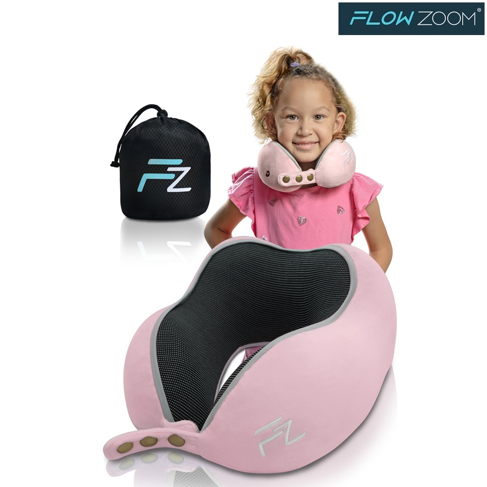 Kakla spilvens - Flowzoom Comfy Kids Pink (S)