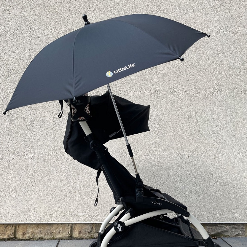 Saulessargs ratiem LittleLife Universal Buggy Parasol Black