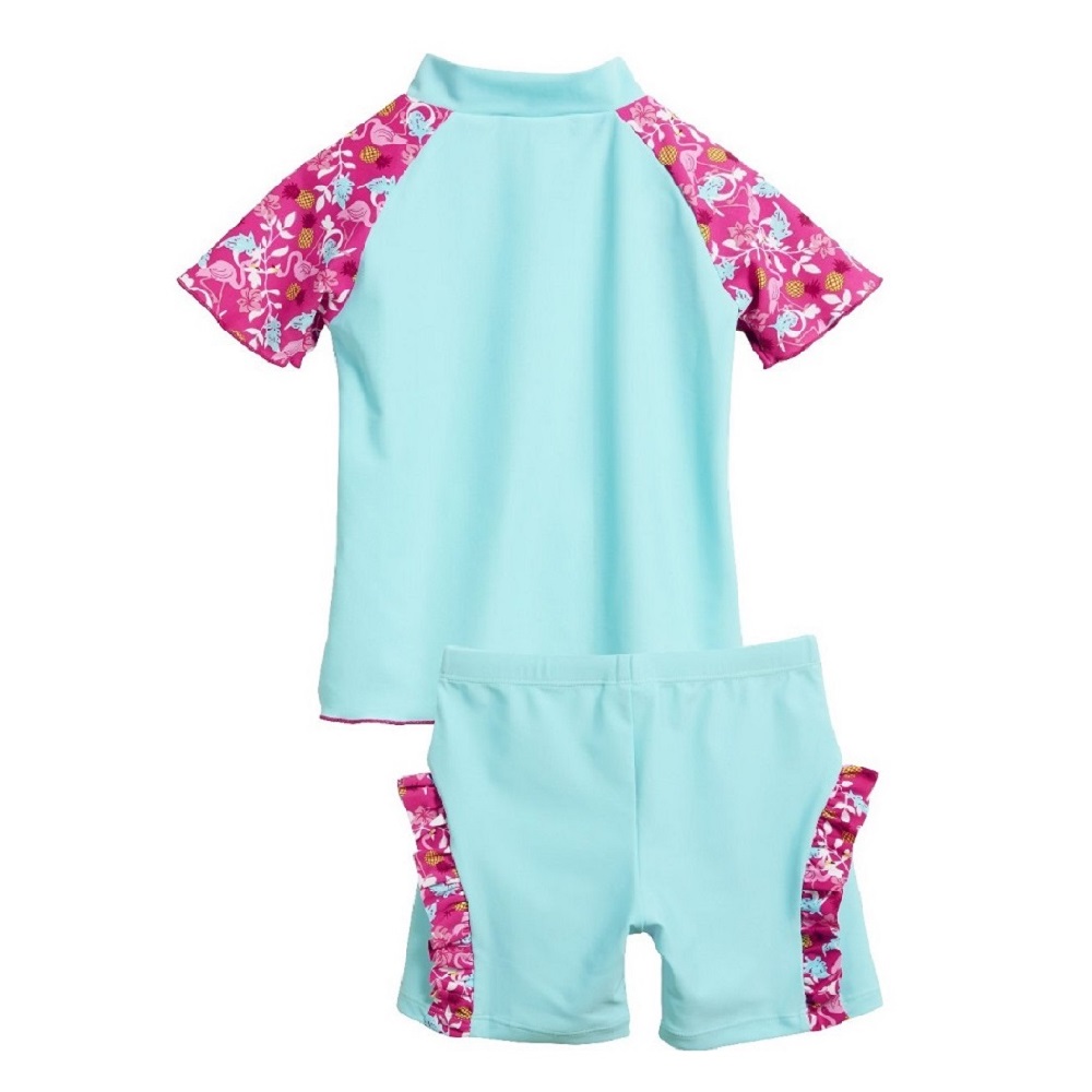 Bērnu UV krekls un peldbikses (set) Playshoes Flamingo