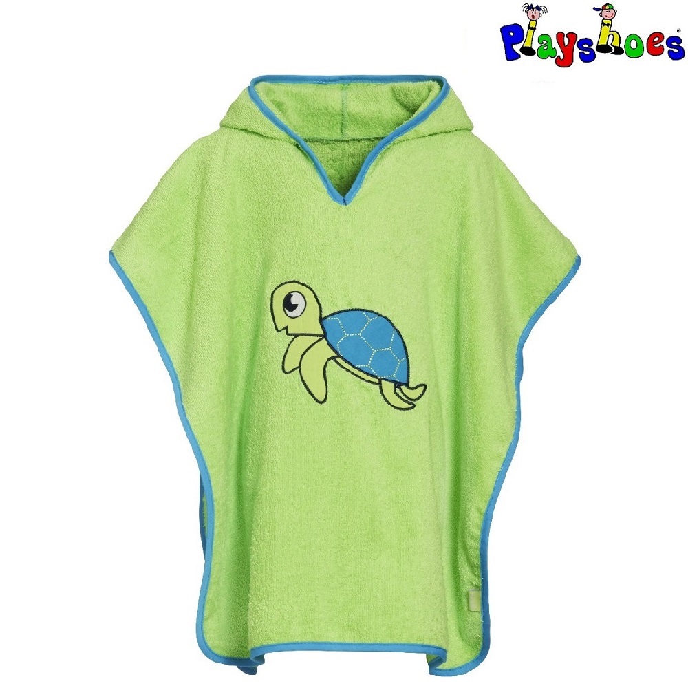 Pludmales pončo bērniem Playshoes Turtle