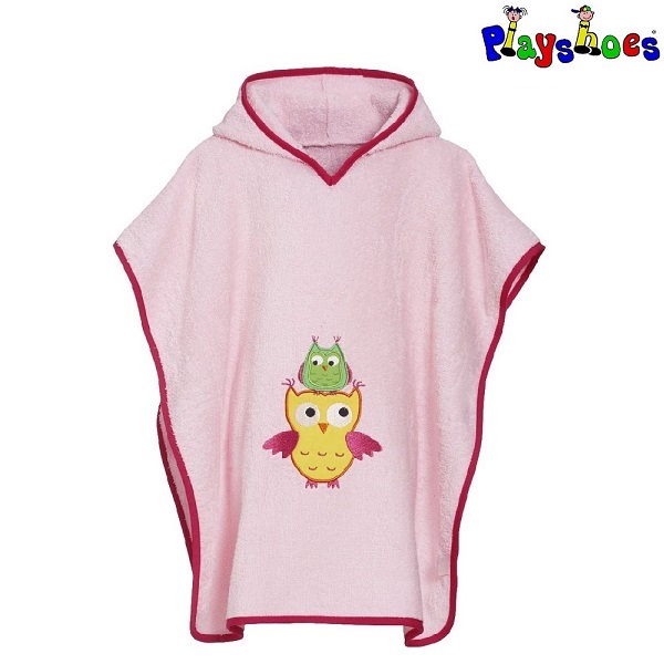 Pludmales pončo bērniem Playshoes Owl