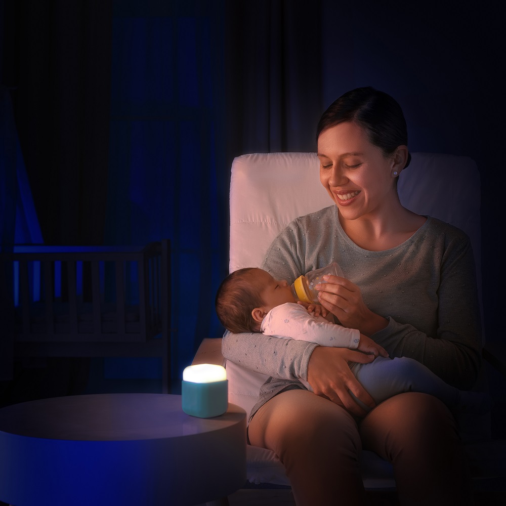 Nakts lampa bērniem Reer 2-in-1 Sleeplight Blue