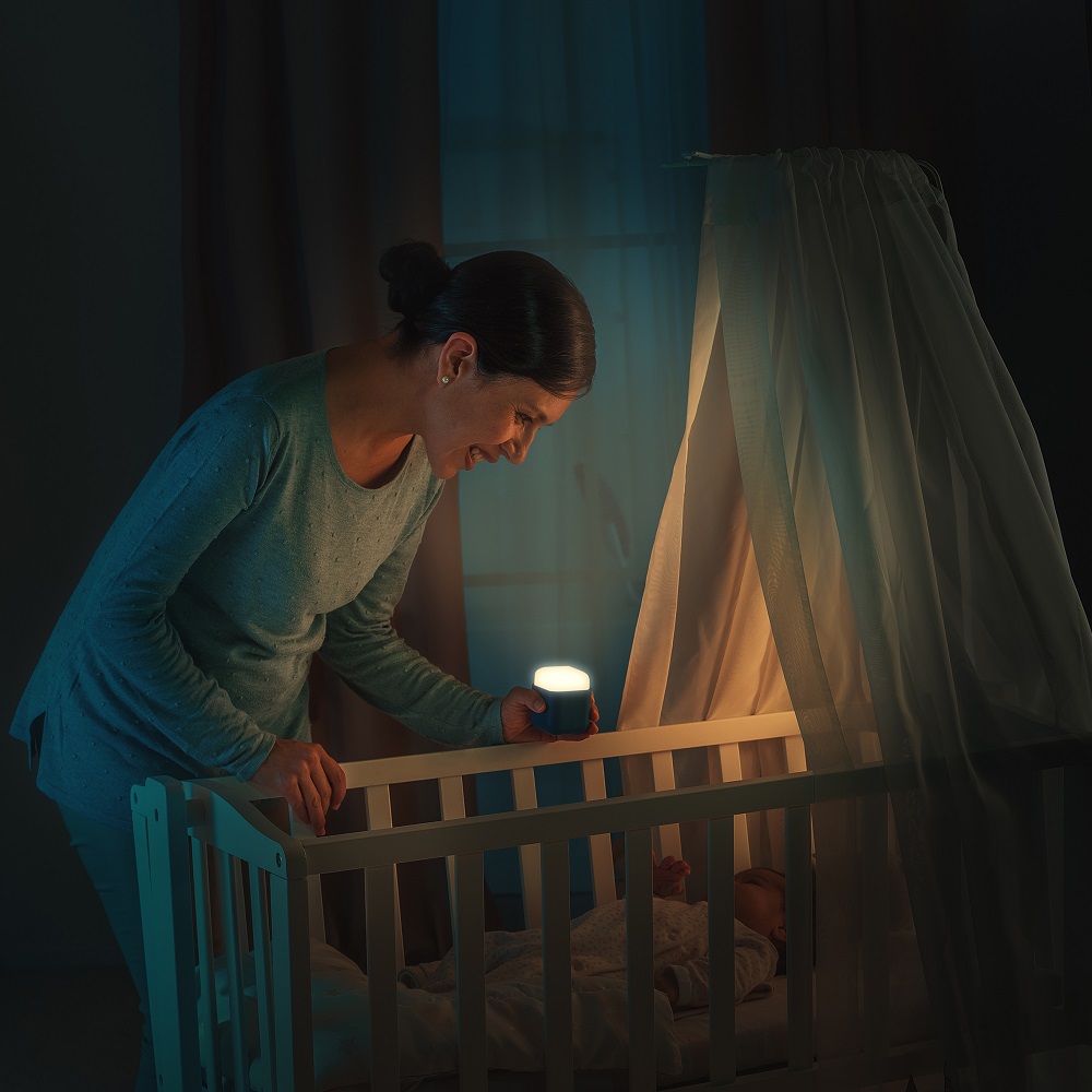 Nakts lampa bērniem Reer 2-in-1 Sleeplight Blue