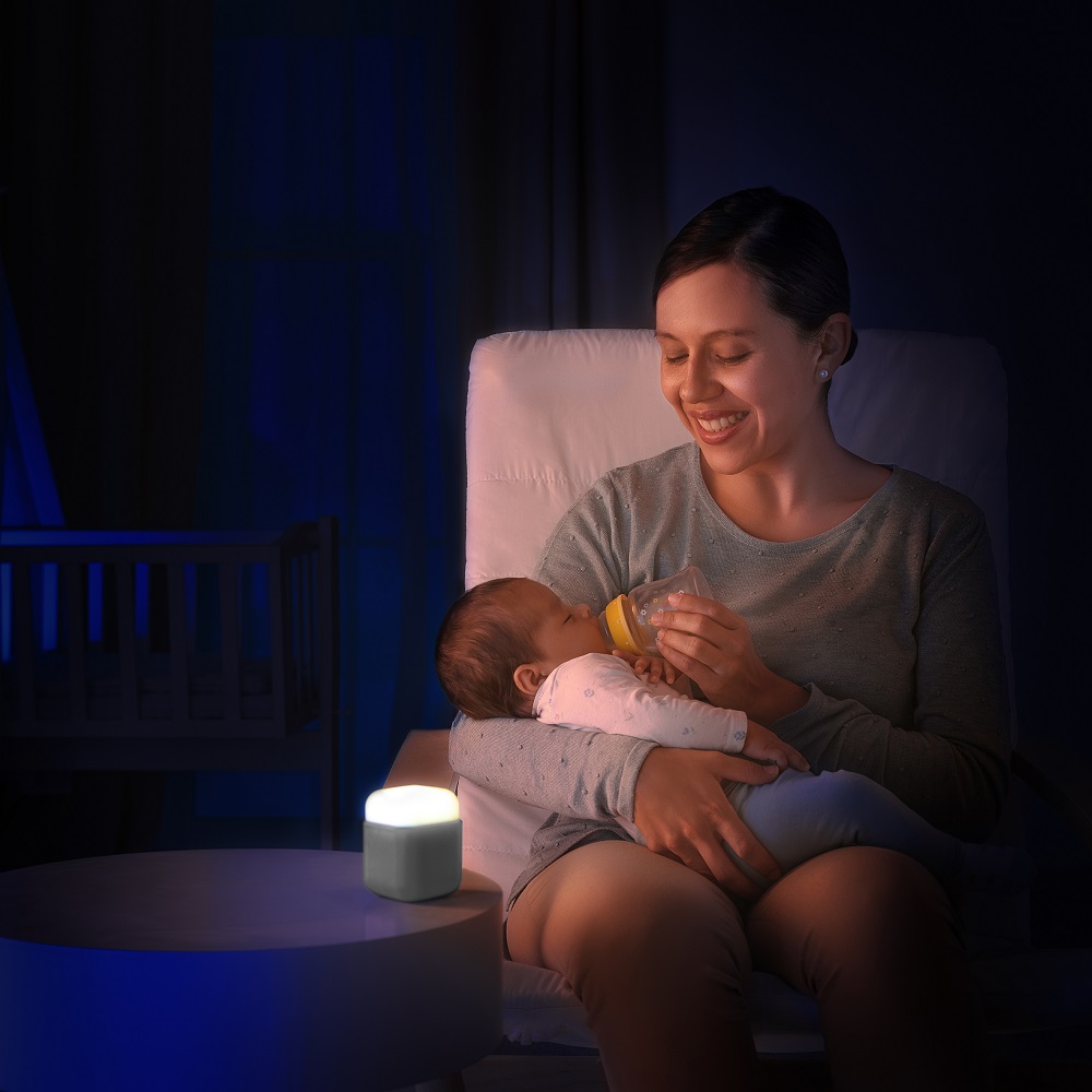 Nakts lampa bērniem Reer 2-in-1 Sleeplight Grey