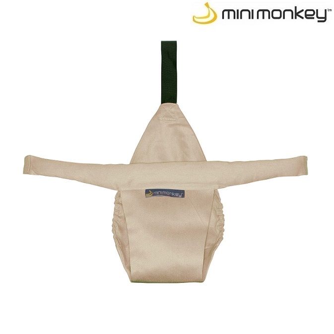 Ceļojumu augstais krēsls Minimonkey Minichair Beige