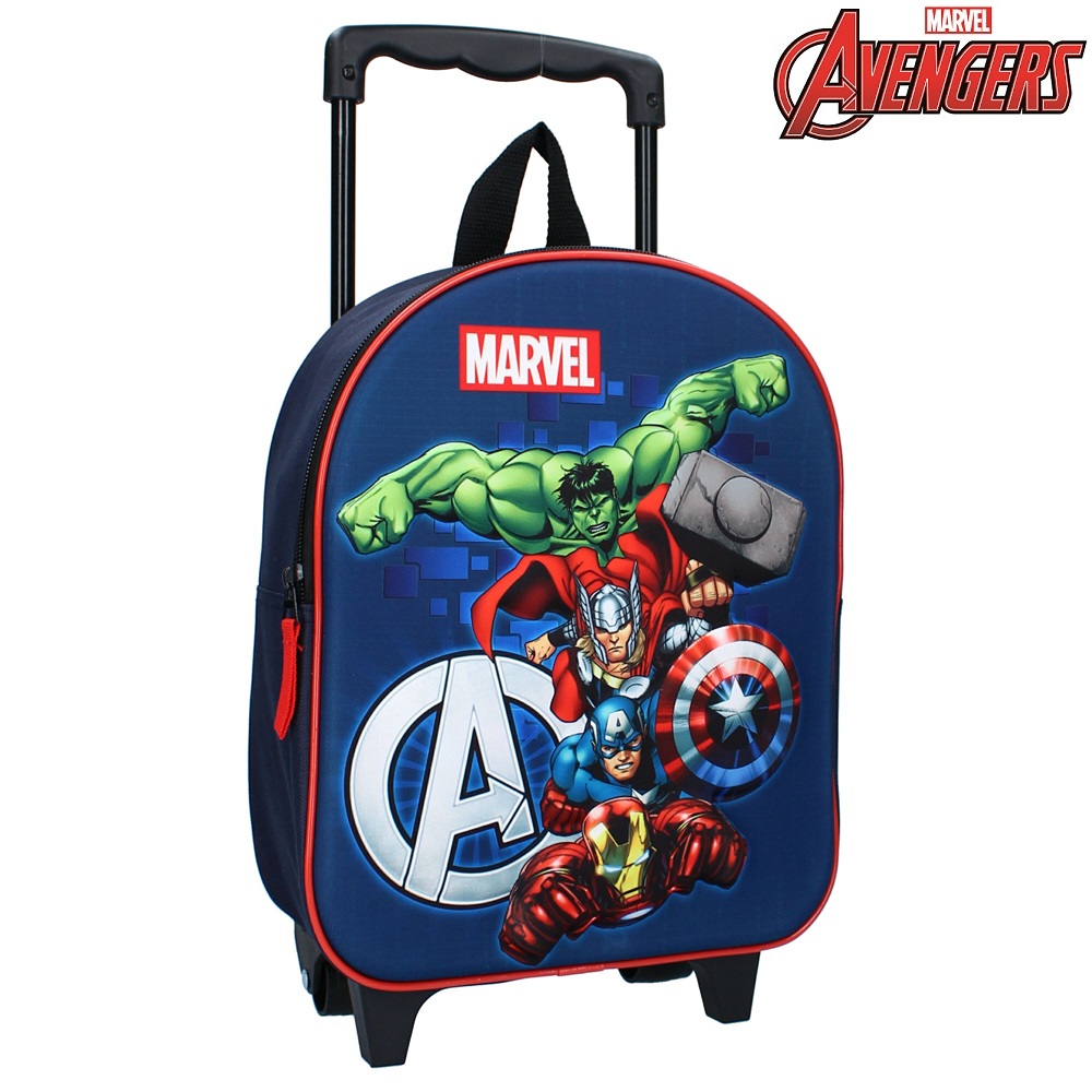 Bērnu čemodāns Avengers Great Escape Trolley Backpack