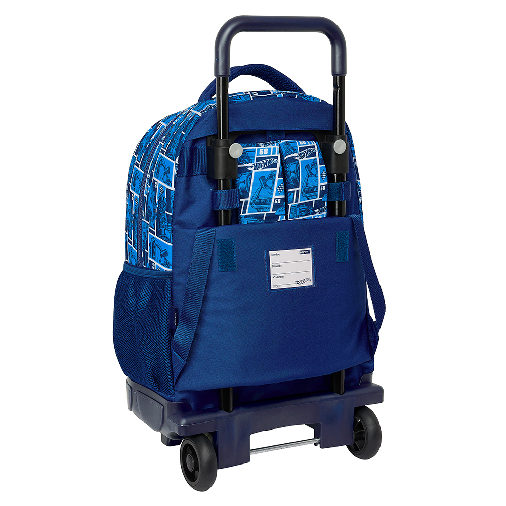 Čemodāns bērniem Hot Wheels Sonny Trolley Backpack