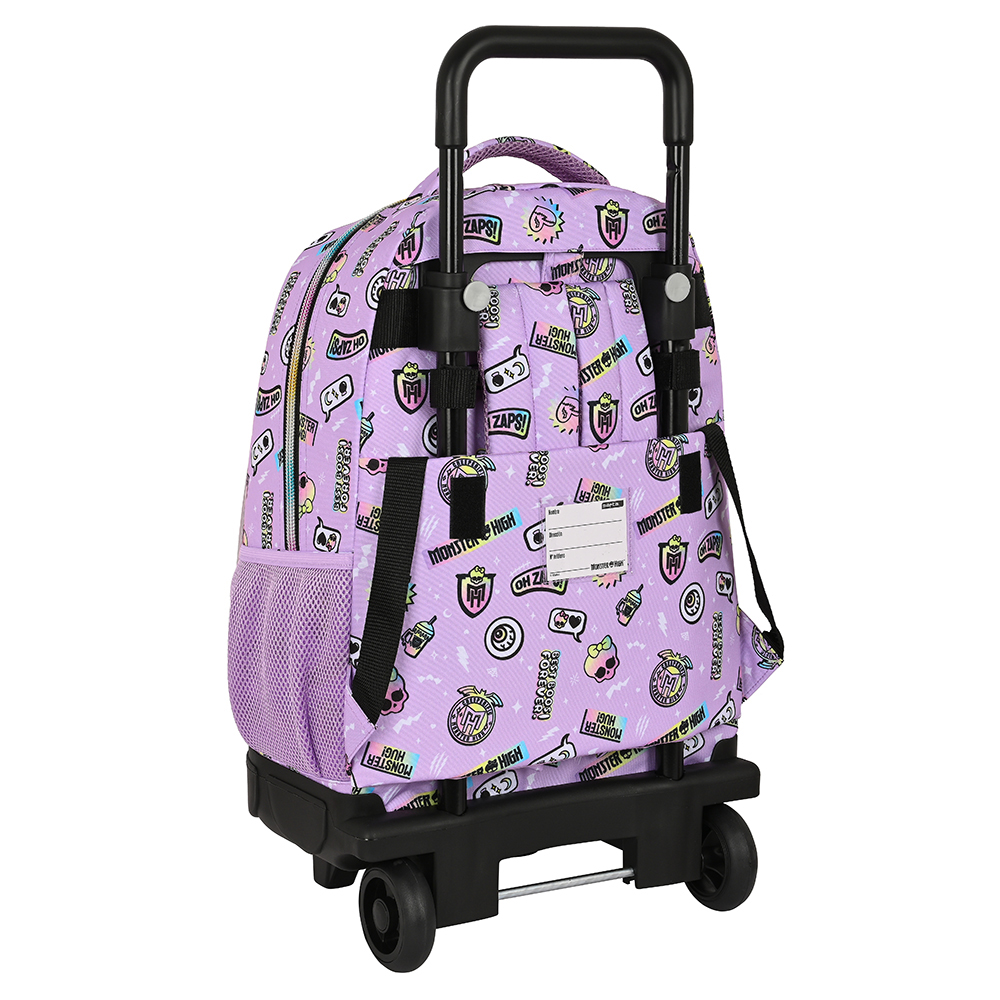 Bērnu čemodāns Monster High Trolley Backpack