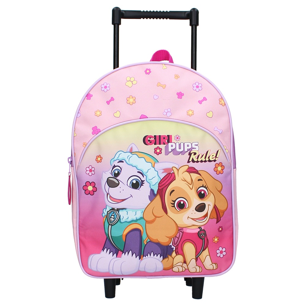 Bērnu čemodāns Paw Patrol Girl Pups Rule Trolley Backpack