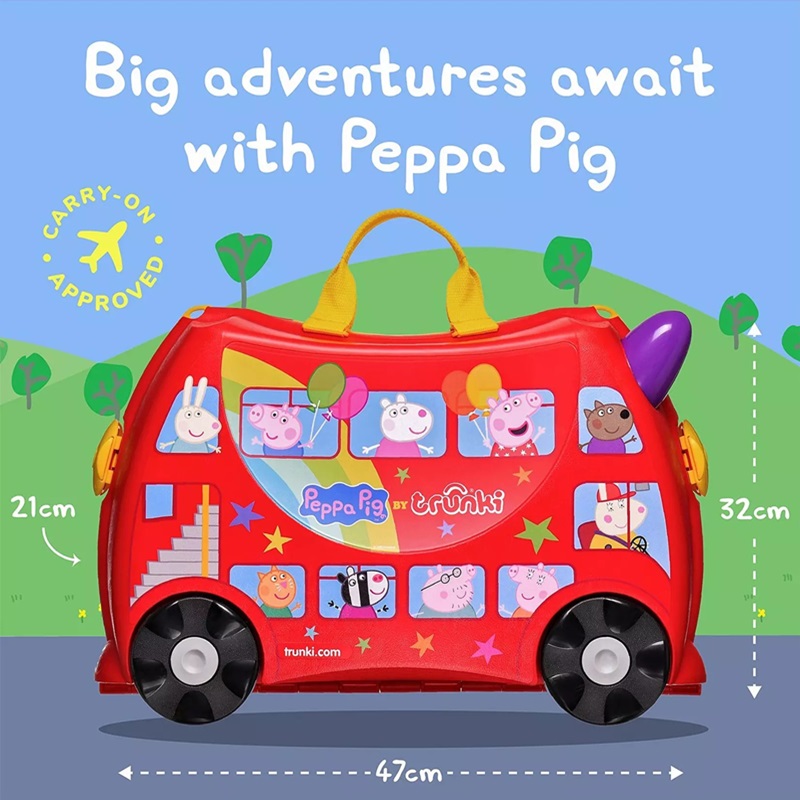 Bērnu koferis Trunki Peppa Pig