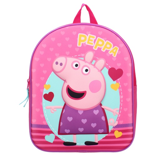 Bērnu mugursoma Peppa Pig Strong Together 3D