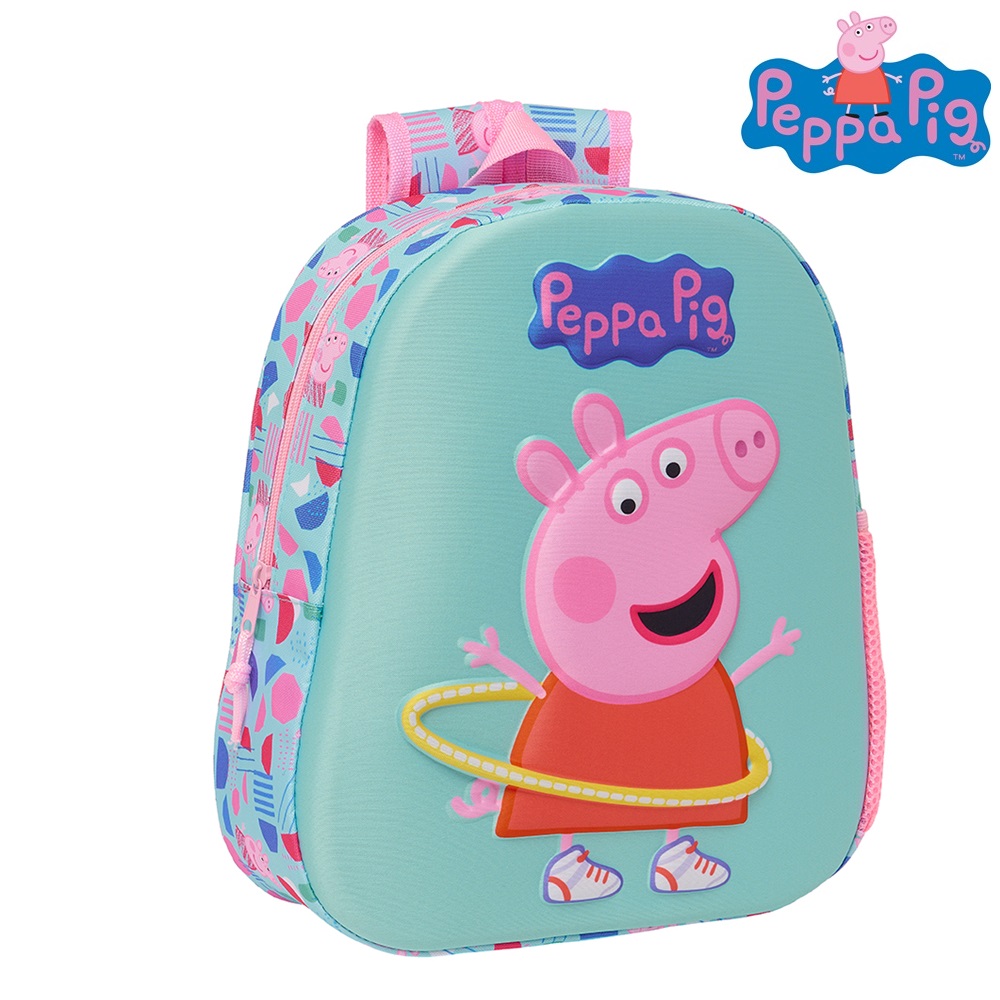 Bērnu mugursoma Peppa Pig Happy Day 3D