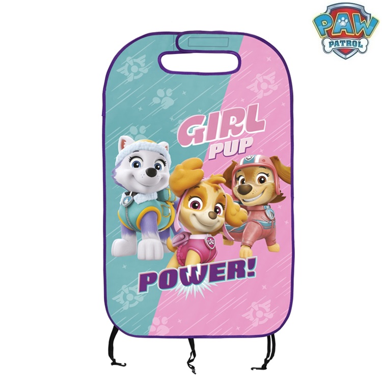 Automašīnas sēdekļa aizsargs Paw Patrol Girl Pups Rule