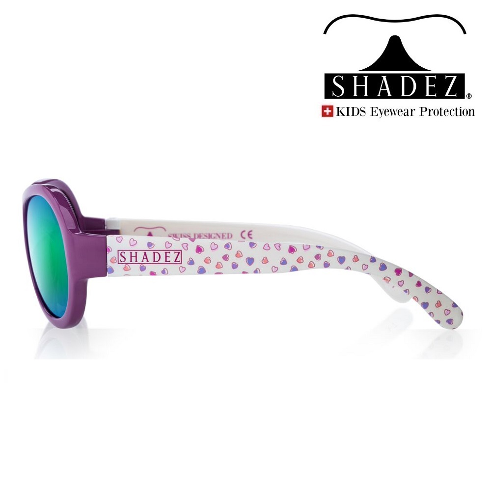 Saulesbrilles bērniem Shadez Junior Purple Hearts