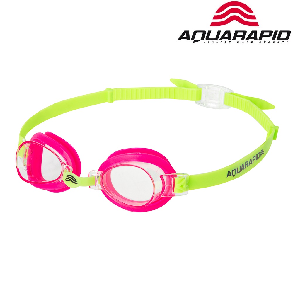 Bērnu peldēšanas brilles Aquarapid Tuna Pink and Green