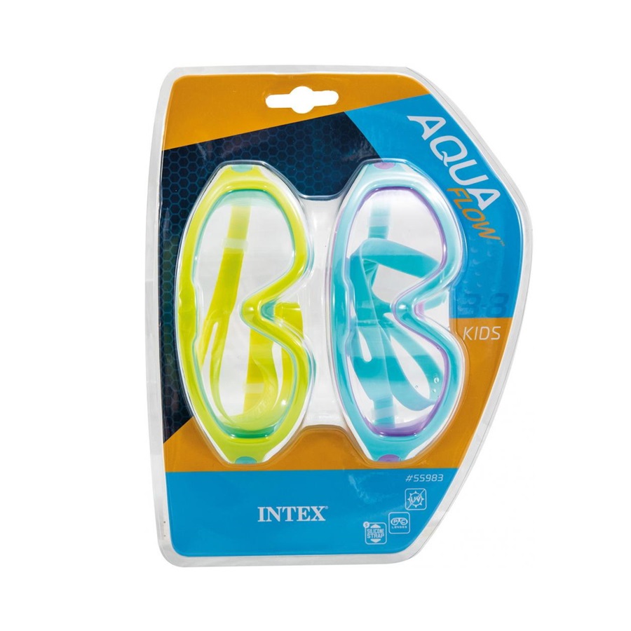 Peldmaska bērniem Intex Aquaflow Kids 2-Pack