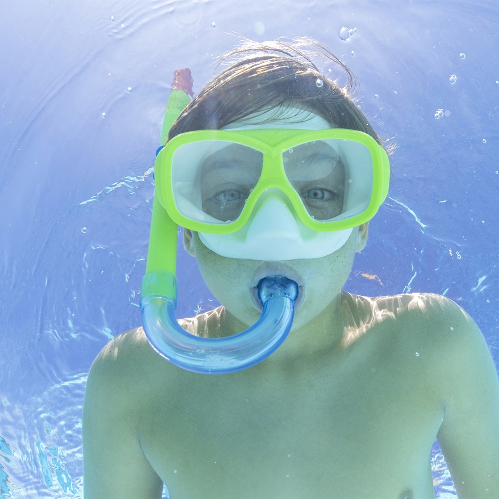 Bērnu snorkelēšanas komplekts Bestway Explorer Green