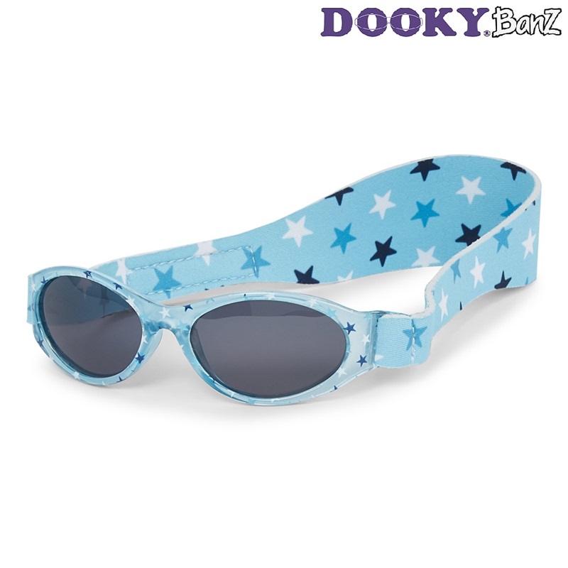 Banz saulesbrilles bērniem un zīdaiņiem DookyBanz Blue Stars