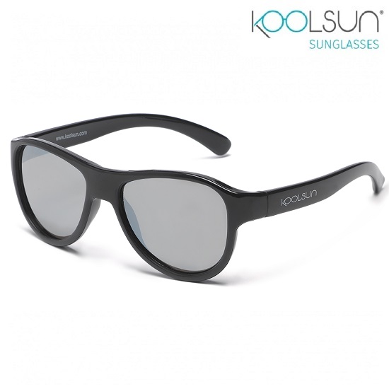 Saulesbrilles bērniem Koolsun Air Beluga Black