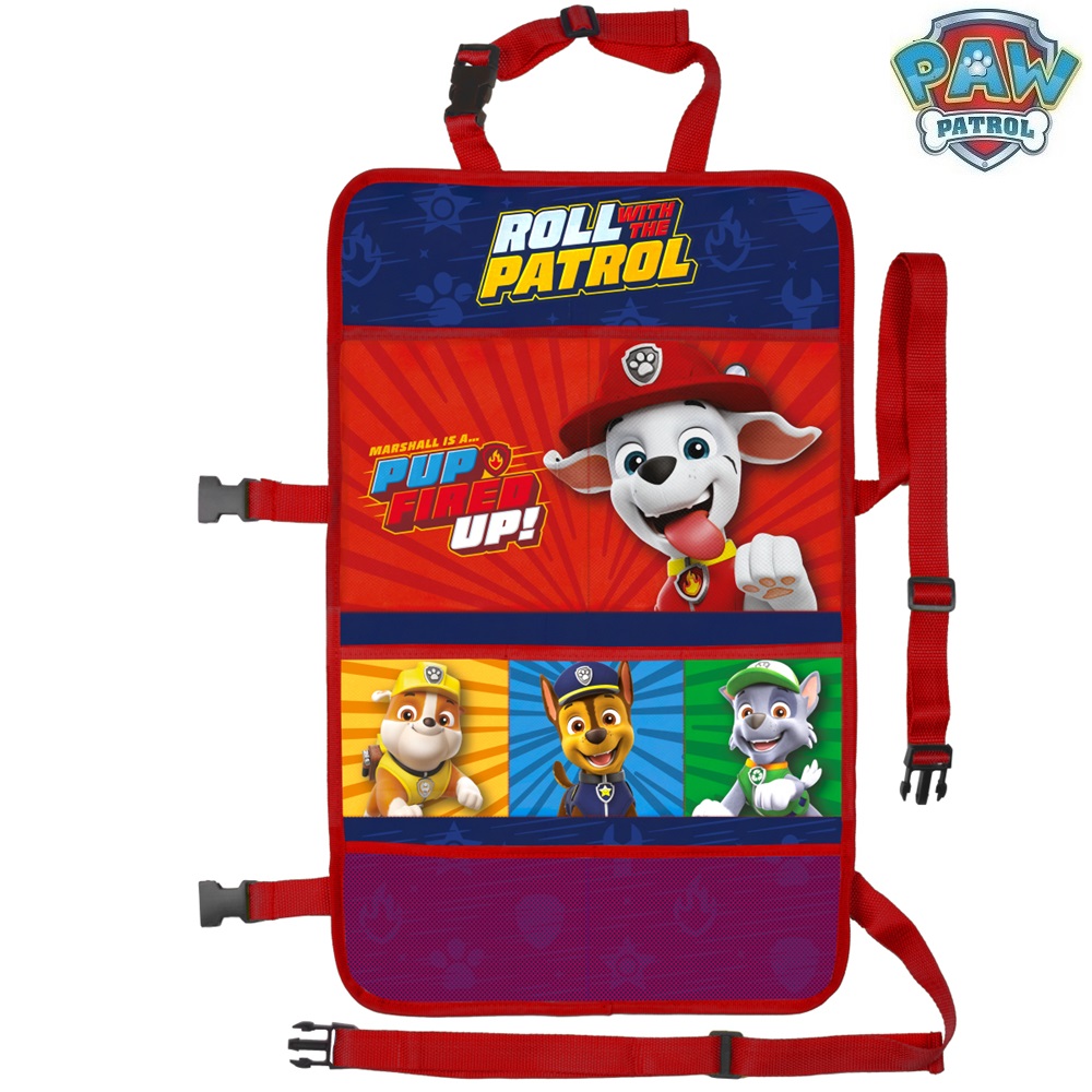 Automašīnas sēdekļu organizators Paw Patrol Roll With the Patrol