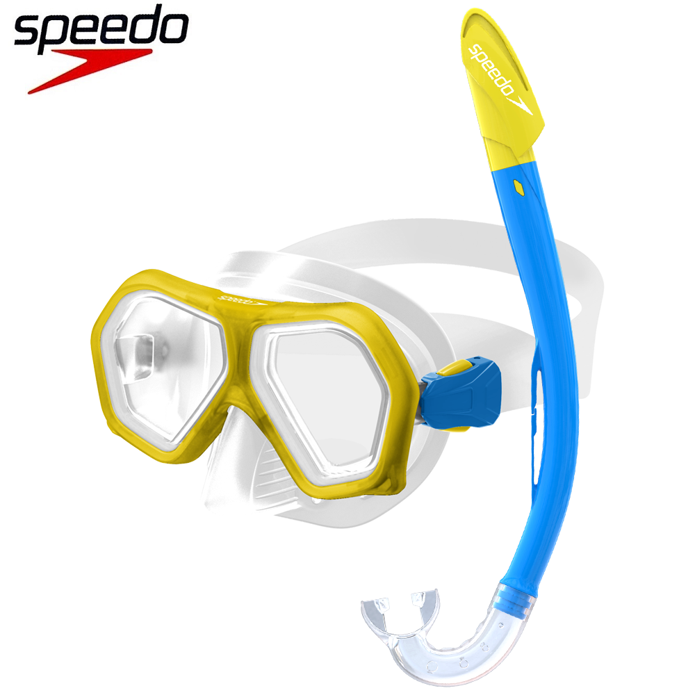 Bērnu snorkelēšanas komplekts Speedo Leisure Junior Yellow