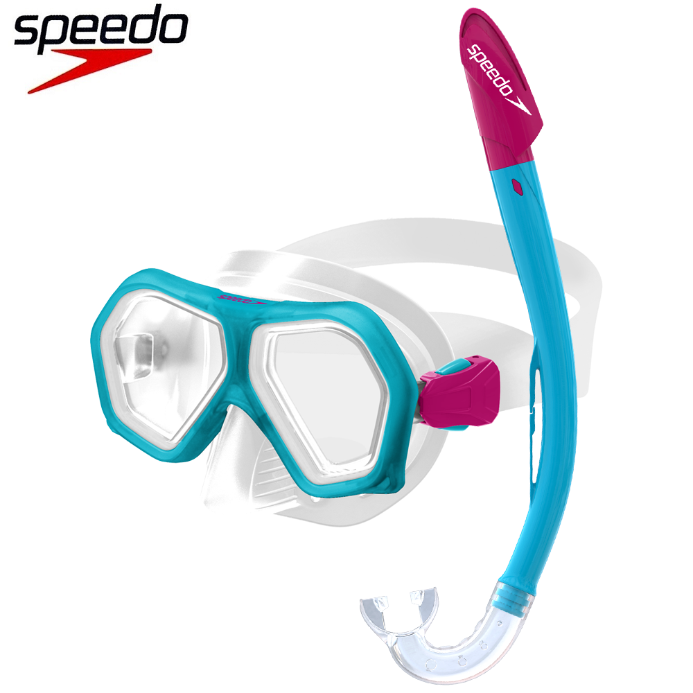 Bērnu snorkelēšanas komplekts Speedo Leisure Junior Blue