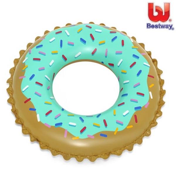 Piepūšams riņķis XL Bestway Donut Mint