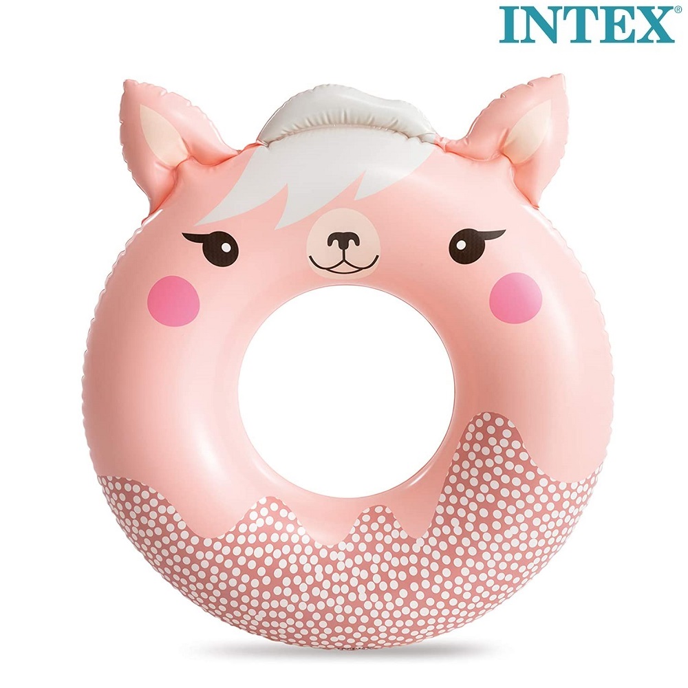 Piepūšams peldriņķis Intex Pink Animal