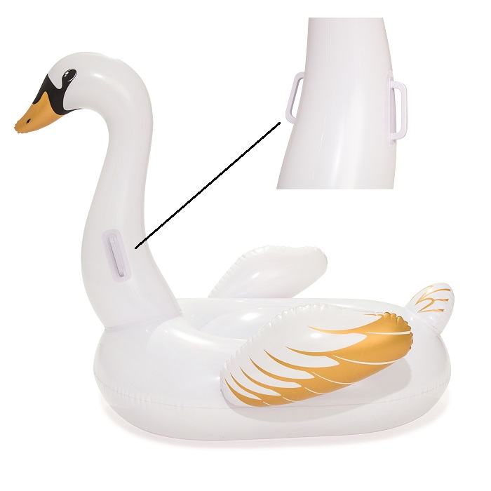 Baseina pludiņš Bestway Swan XXL