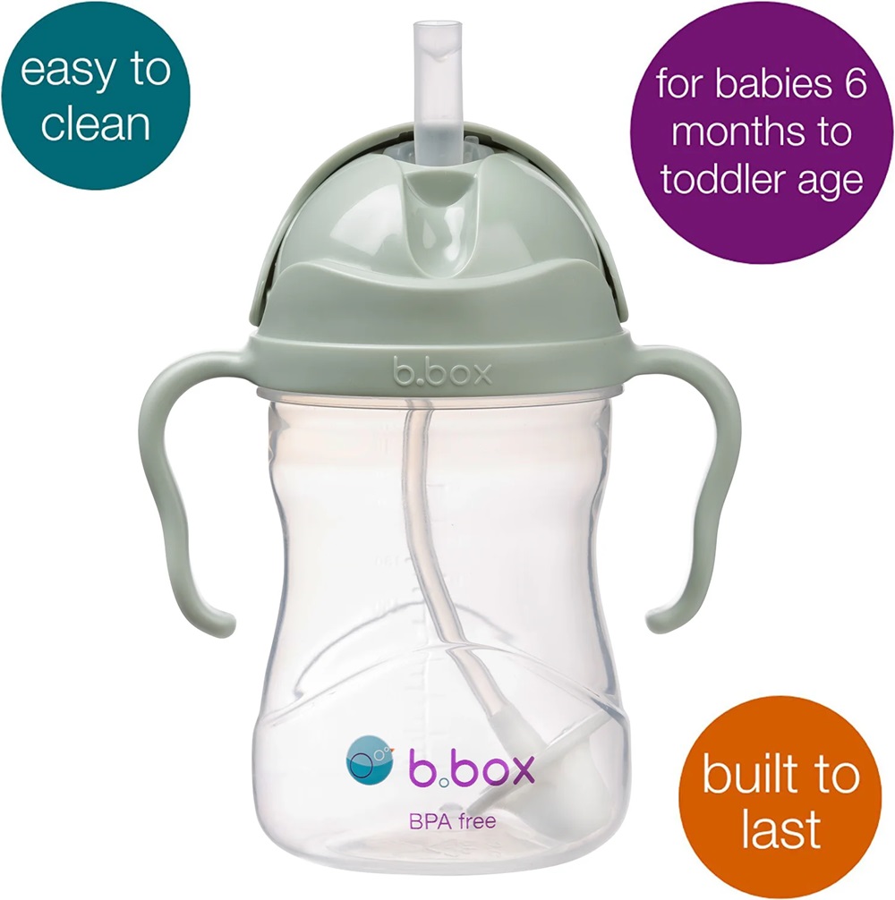 Pudele bērniem - B.box Sippy Cup Sage