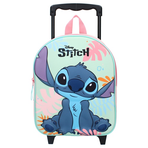 Bērnu čemodāns Stich Sweet but Spacey Trolley Backpack