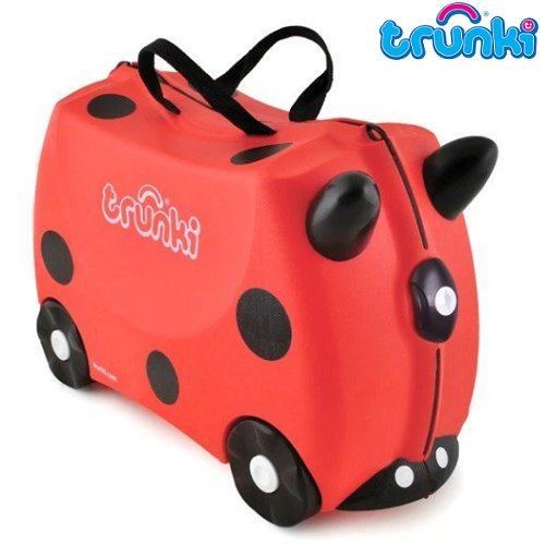 Bērnu koferis ar riteņiem Trunki Harley Ladybug