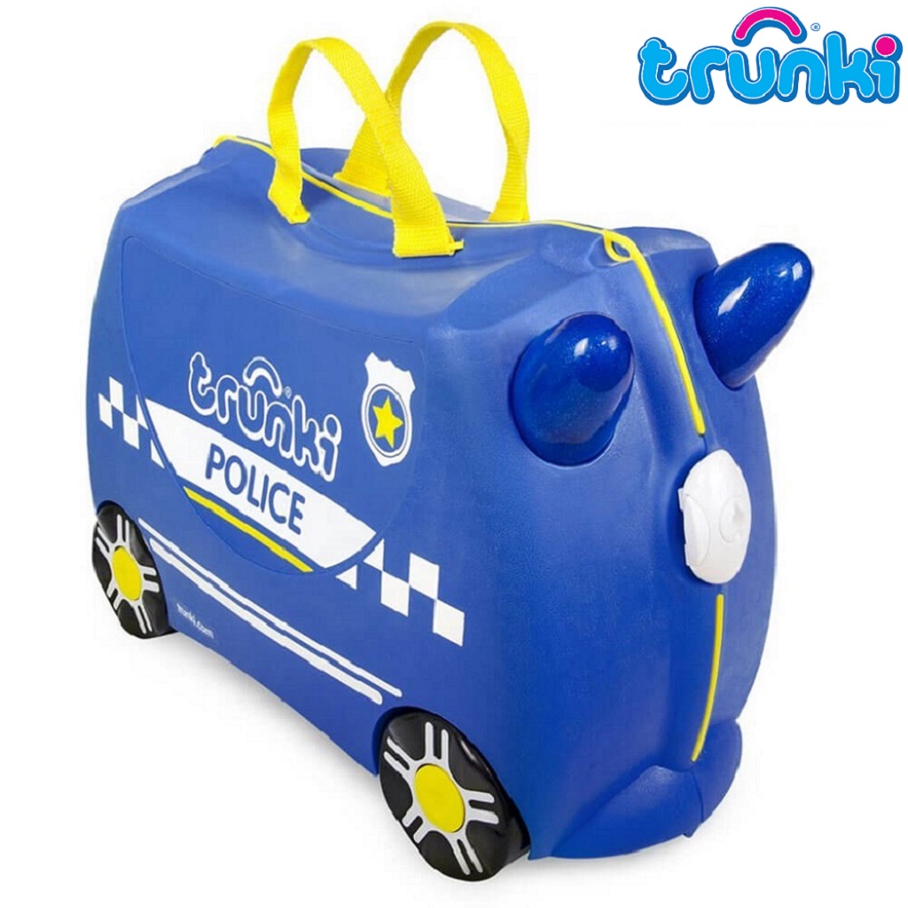 Bērnu koferis ar riteņiem Trunki Percy Police