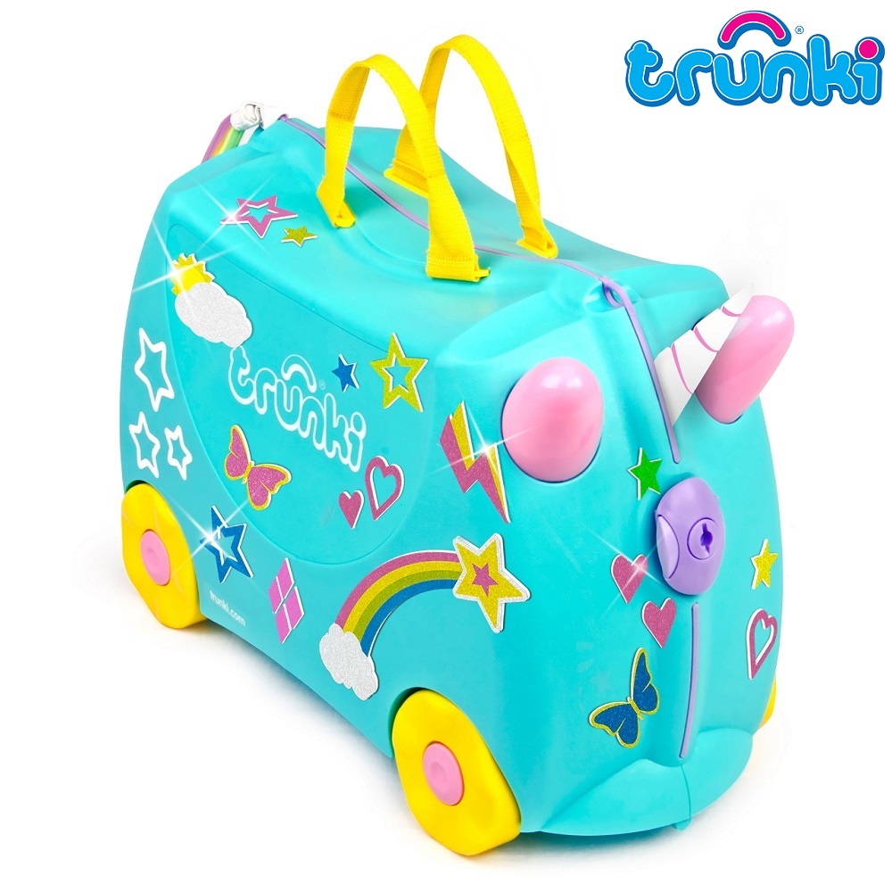 Bērnu koferis ar riteņiem Trunki Una Unicorn