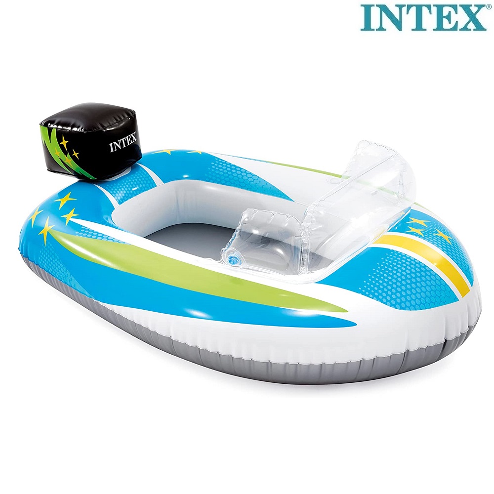 Piepūšamā laiva bērniem Intex Boat Blue