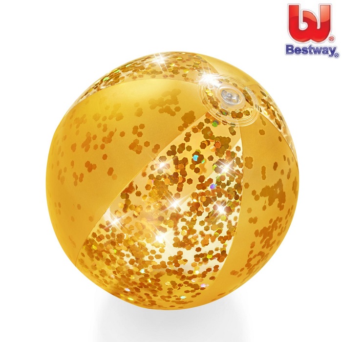 Pludmales bumba Bestway Glitter Fushion Gold