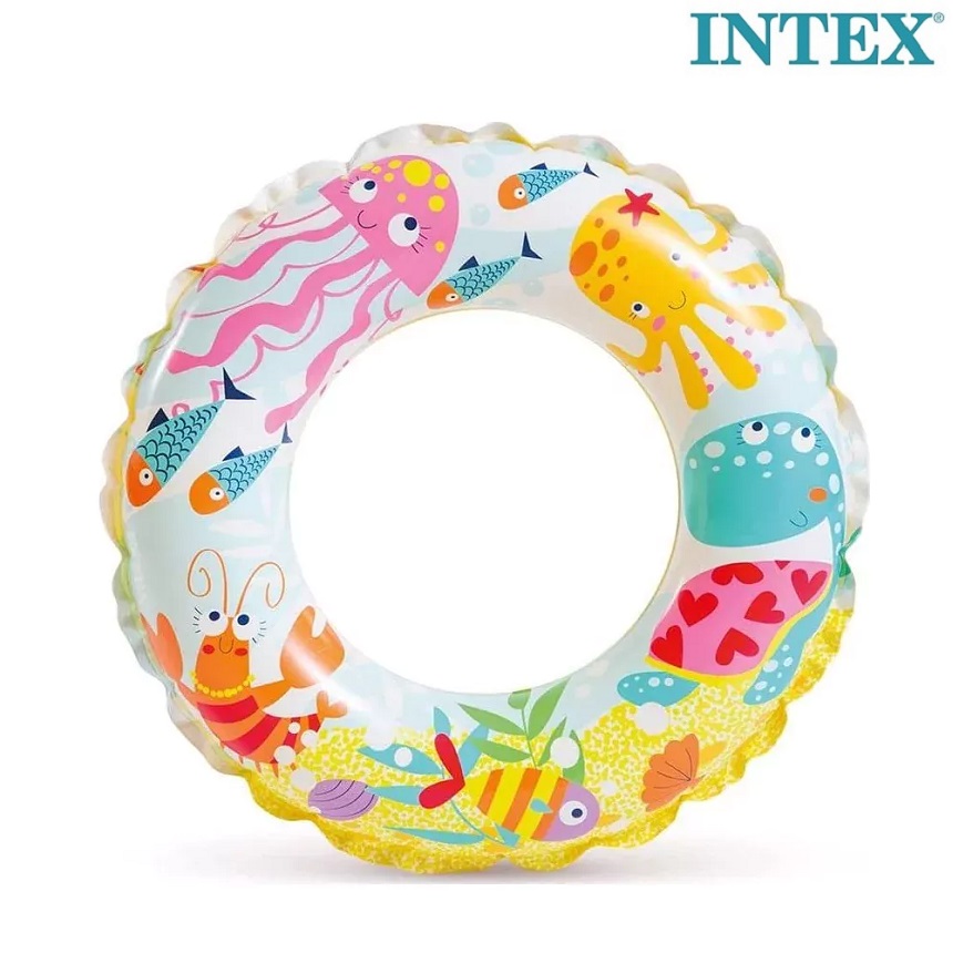 Piepūšams bērnu peldriņķis Intex Under the Sea