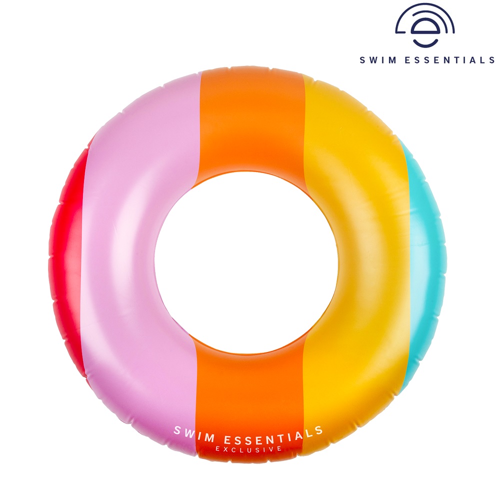 Piepūšams riņķis peldēšana XL Swim Essentials Rainbow