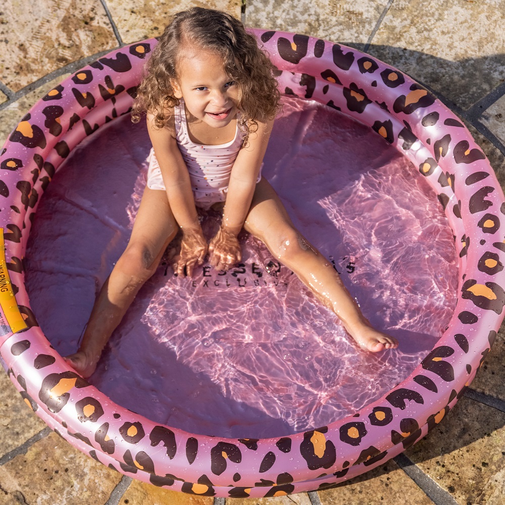 Piepūšamais baseins bērniem Swim Essentials Pink Leopard