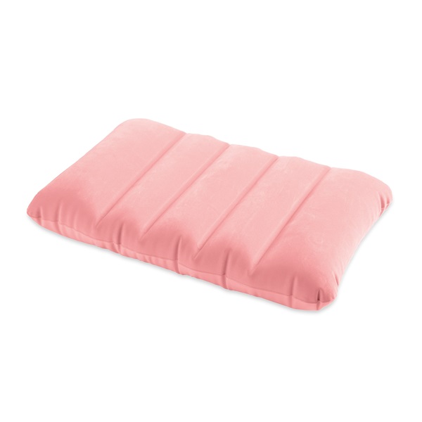 Piepūšamais spilvens Intex Inflatable Travel Pillow Pink