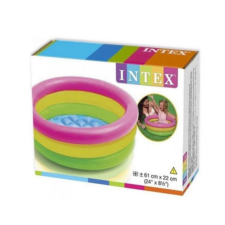 Baseins bērniem piepūšamais Intex Rainbow