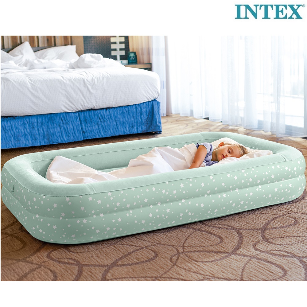 Piepūšamais matracis Intex Kidz Travel Bed Set ceļojumu gultas