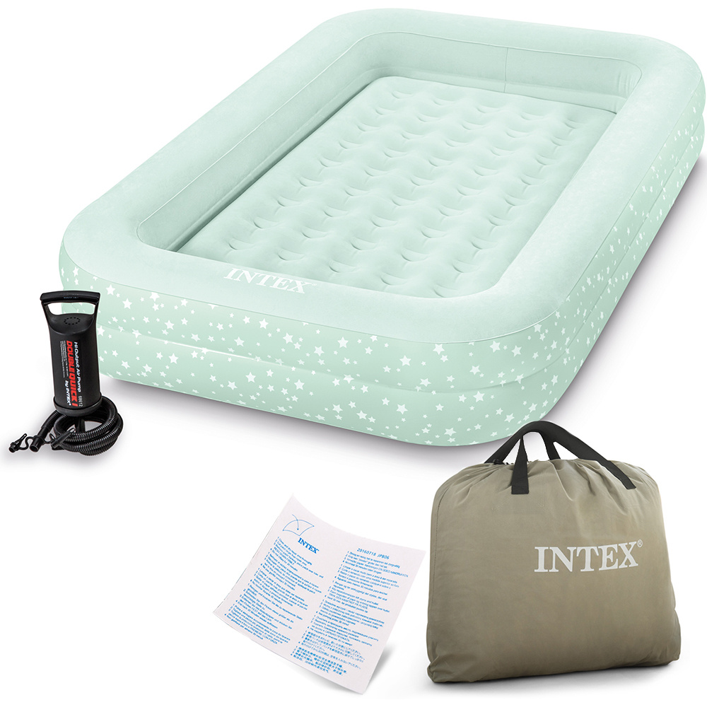 Piepūšamais matracis Intex Kidz Travel Bed Set ceļojumu gultas